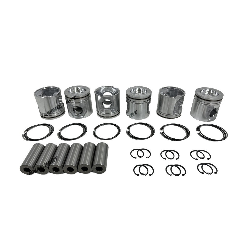 Engine Piston Set With Piston Ring Fit for Volvo D7E Engine Parts