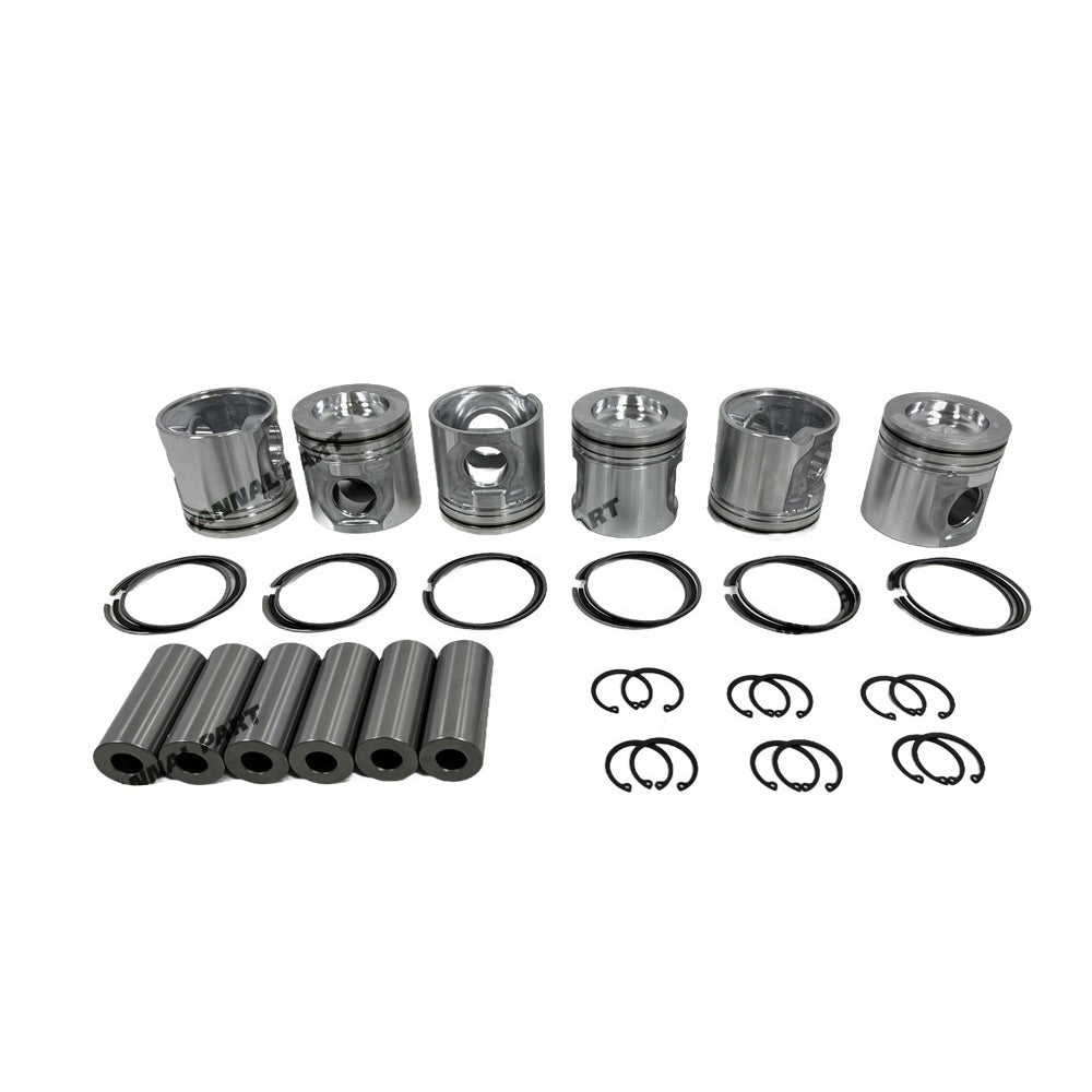 Engine Piston Set With Piston Ring Fit for Volvo D7E Engine Parts