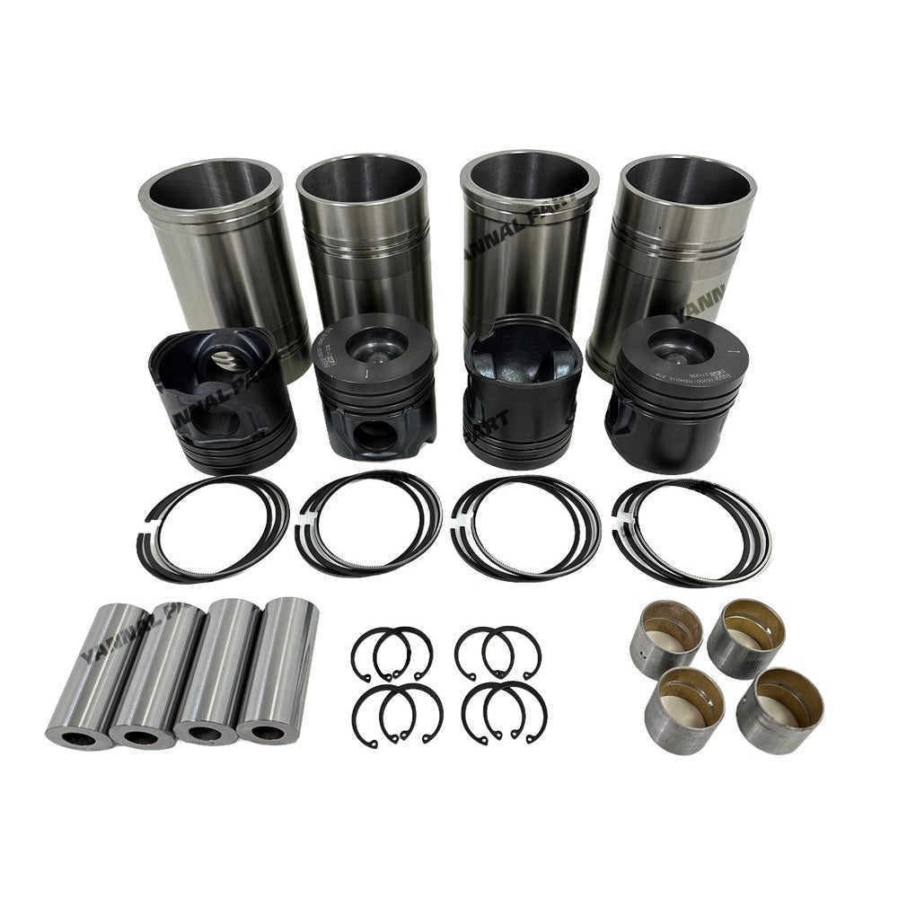 Cylinder Liner Kit Fit for Yuchai YC4D130 Engine Parts