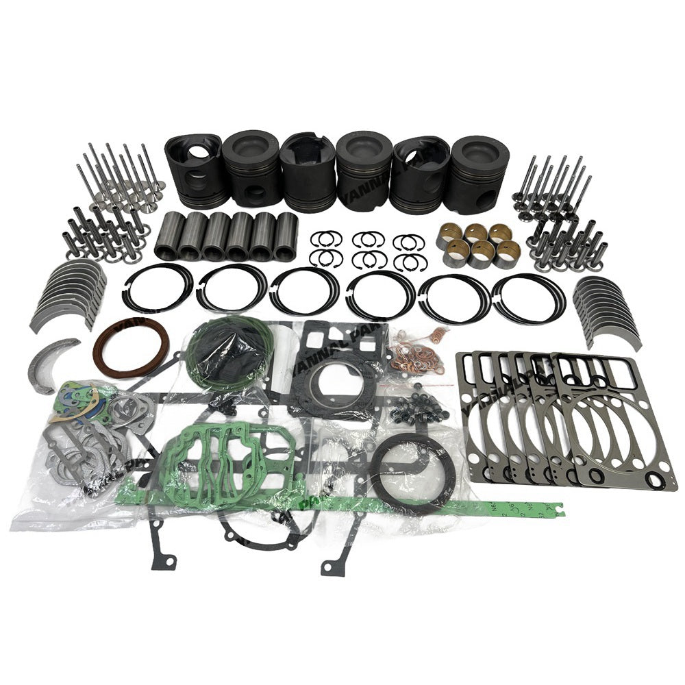 Engine Overhaul Kit With Piston Rings Bearing Valves Cylinder Gaskets Fit for Deutz BF6M1015 Engine Parts