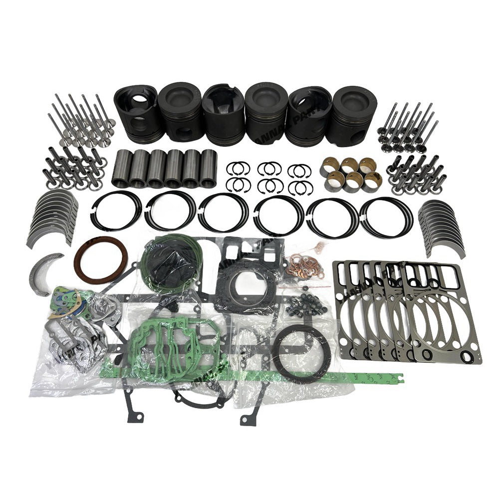 Engine Overhaul Kit With Piston Rings Bearing Valves Cylinder Gaskets Fit for Deutz BF6M1015 Engine Parts