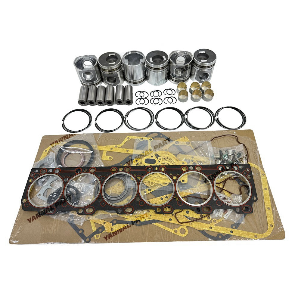 Engine Rebuild Kit With Piston Ring Cylinder Gaskets Fit for Cummins 6CT Engine Parts