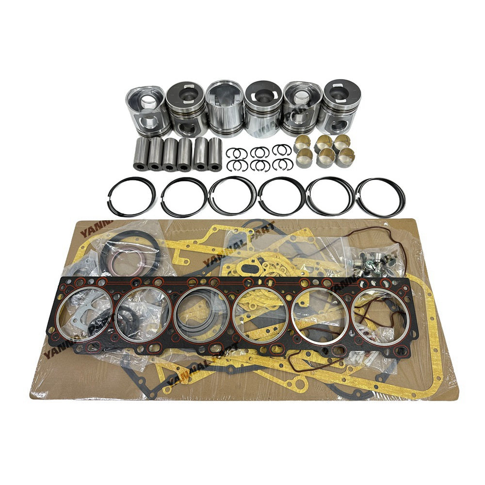 Engine Rebuild Kit With Piston Ring Cylinder Gaskets Fit for Cummins 6CT Engine Parts