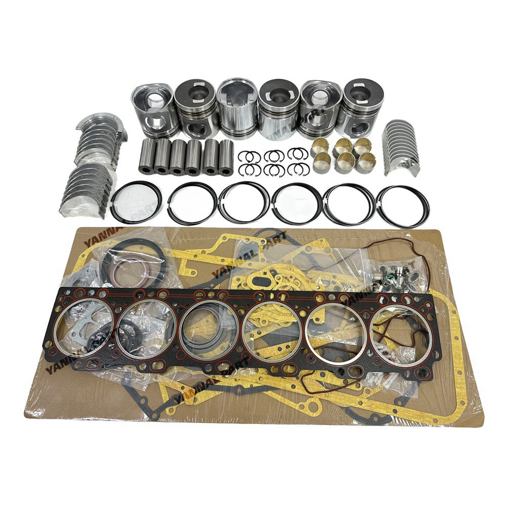Engine Rebuild Kit With Piston Ring Cylinder Gaskets Bearings Fit for Cummins 6CT Engine Parts