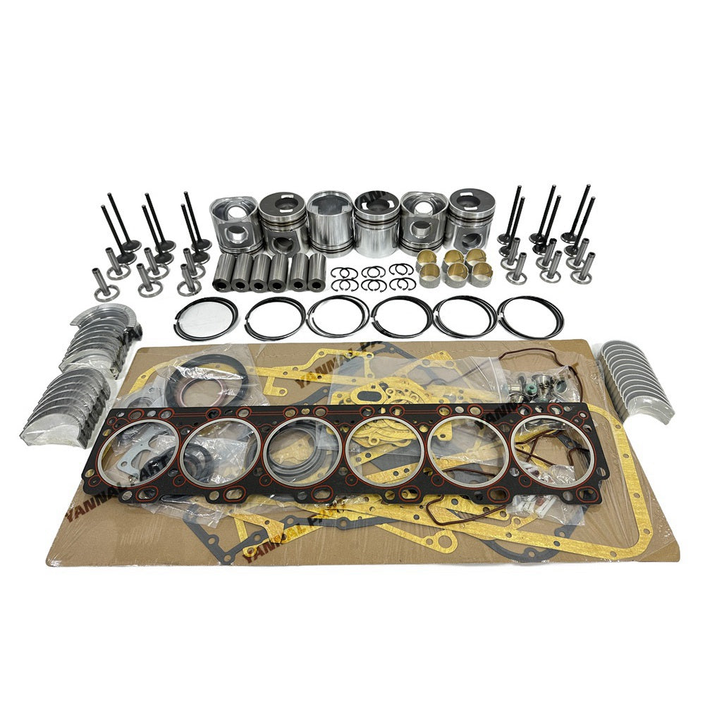 Engine Rebuild Kit With Piston Ring Bearing Valves Cylinder Gaskets Fit for Cummins 6CT Engine Parts