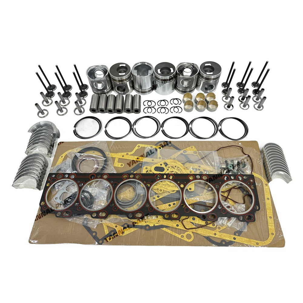 Engine Rebuild Kit With Piston Ring Bearing Valves Cylinder Gaskets Fit for Cummins 6CT Engine Parts