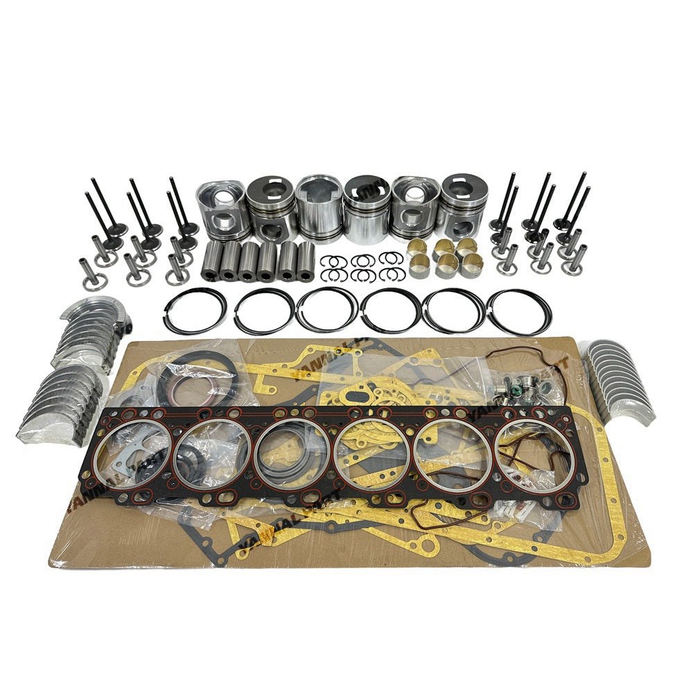 Engine Rebuild Kit With Piston Ring Bearing Valves Cylinder Gaskets Fit for Cummins 6CT Engine Parts