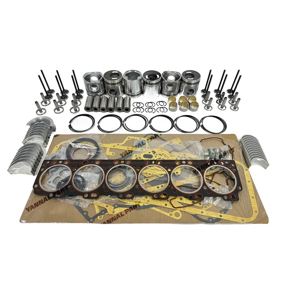 Engine Rebuild Kit With Piston Ring Bearing Valves Cylinder Gaskets Fit for Cummins 6CT Engine Parts