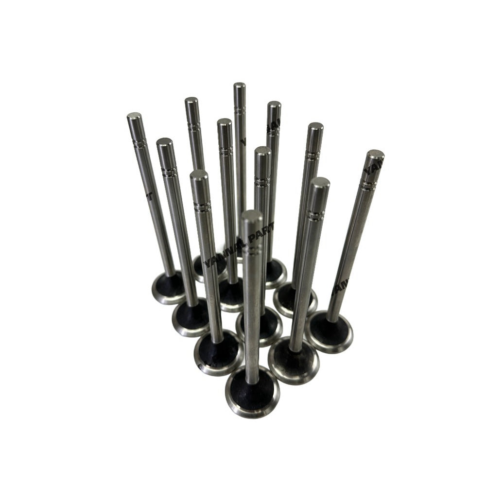 Exhaust Valve Fit for Caterpillar C12 Engine Parts