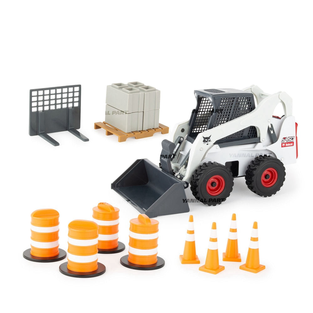 Part No. 7504580 1:16 Sounds and Lights Skid Steer Loader Construction Toy Set Fit For Bobcat