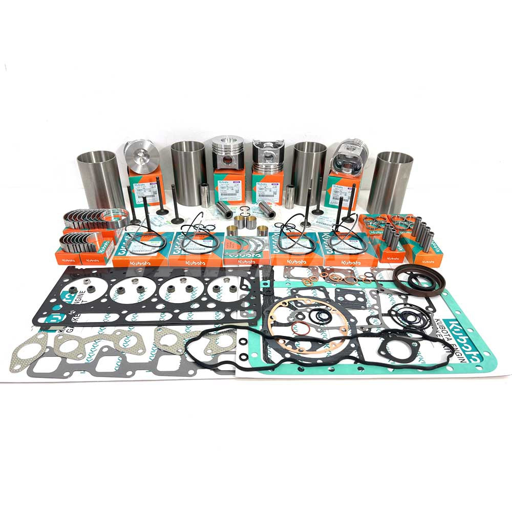 Hot Selling OEM 1 Set V2203 V2403 Cyliner Liner Kit Full Gasket Kit Overhaul Gasket Set For Kubota Cyliner Liner Kit