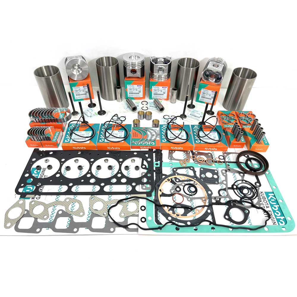 Hot Selling OEM 1 Set V2203 V2403 Cyliner Liner Kit Full Gasket Kit Overhaul Gasket Set For Kubota Cyliner Liner Kit