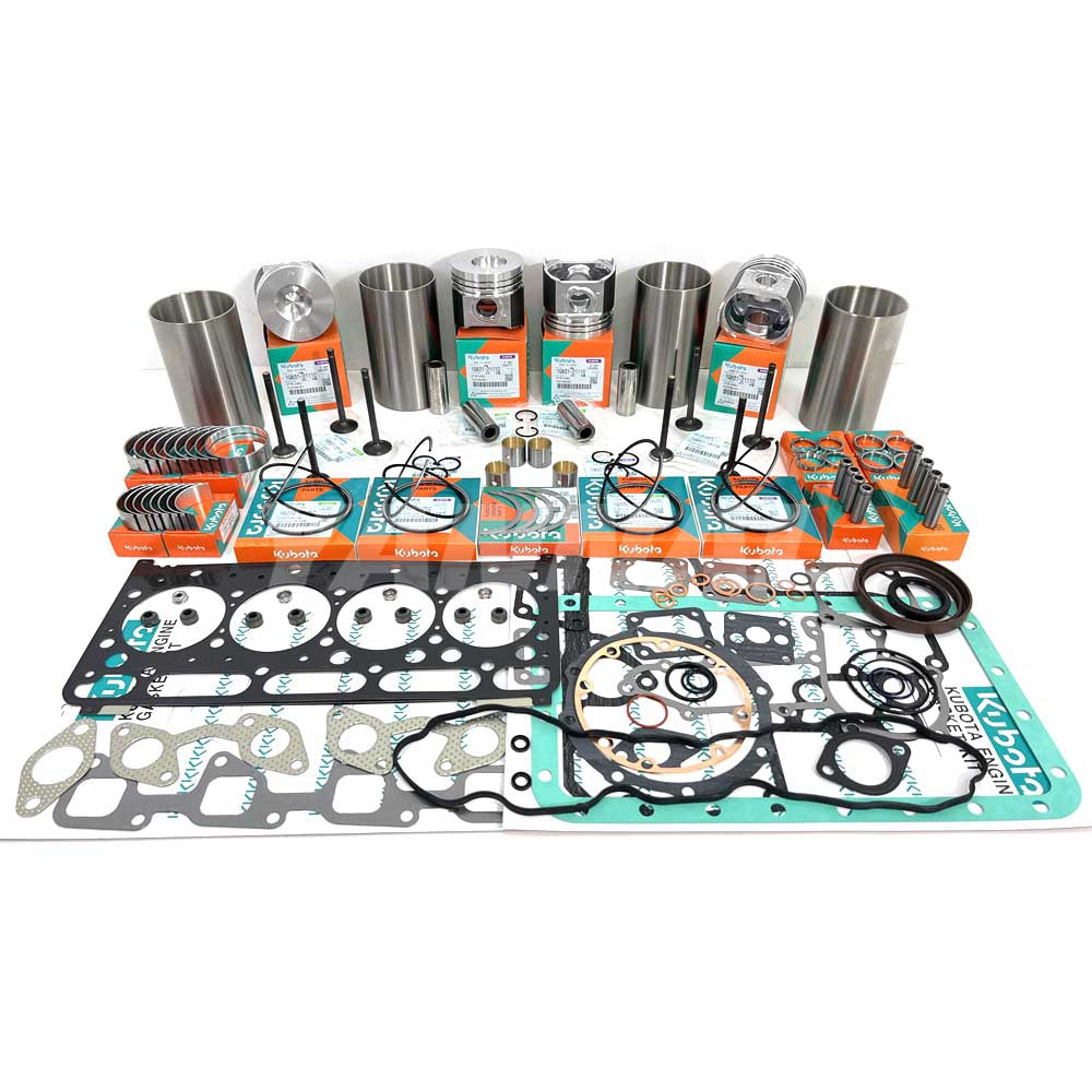 Hot Selling OEM 1 Set V2203 V2403 Cyliner Liner Kit Full Gasket Kit Overhaul Gasket Set For Kubota Cyliner Liner Kit