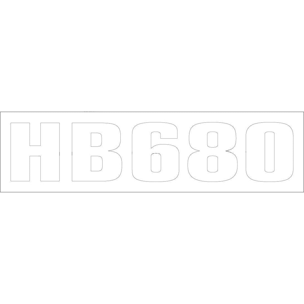 Part No. 7112674 HB680 Decal Fit For Bobcat