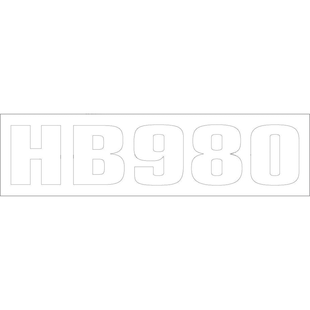 Part No. 7112676 HB980 Decal Fit For Bobcat