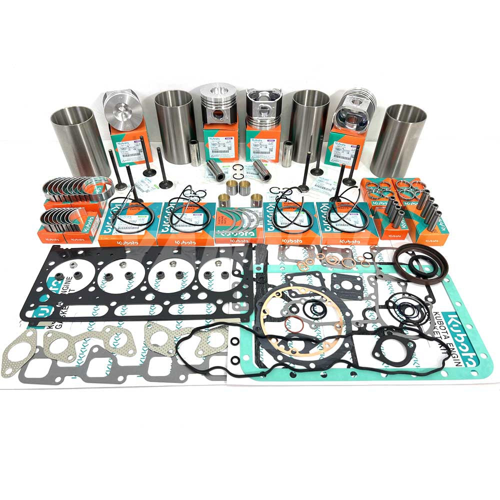 Hot Selling OEM 1 Set V2203 V2403 Cyliner Liner Kit Full Gasket Kit Overhaul Gasket Set For Kubota Cyliner Liner Kit