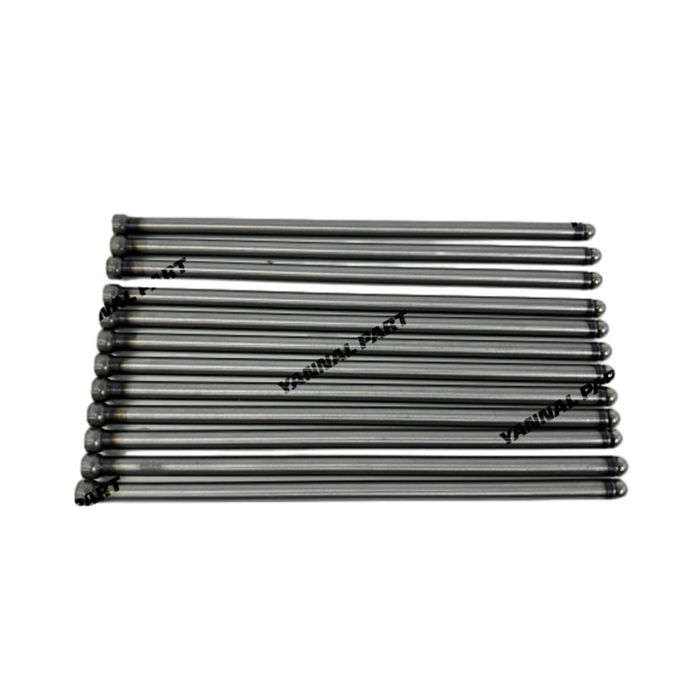 12 PCS Push Rod Fit For Mitsubishi 6D15 Engine