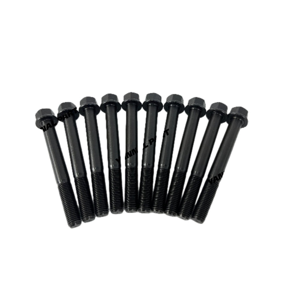 10 PCS Cylinder Head Bolt Fit For Volvo D3.8 Engine