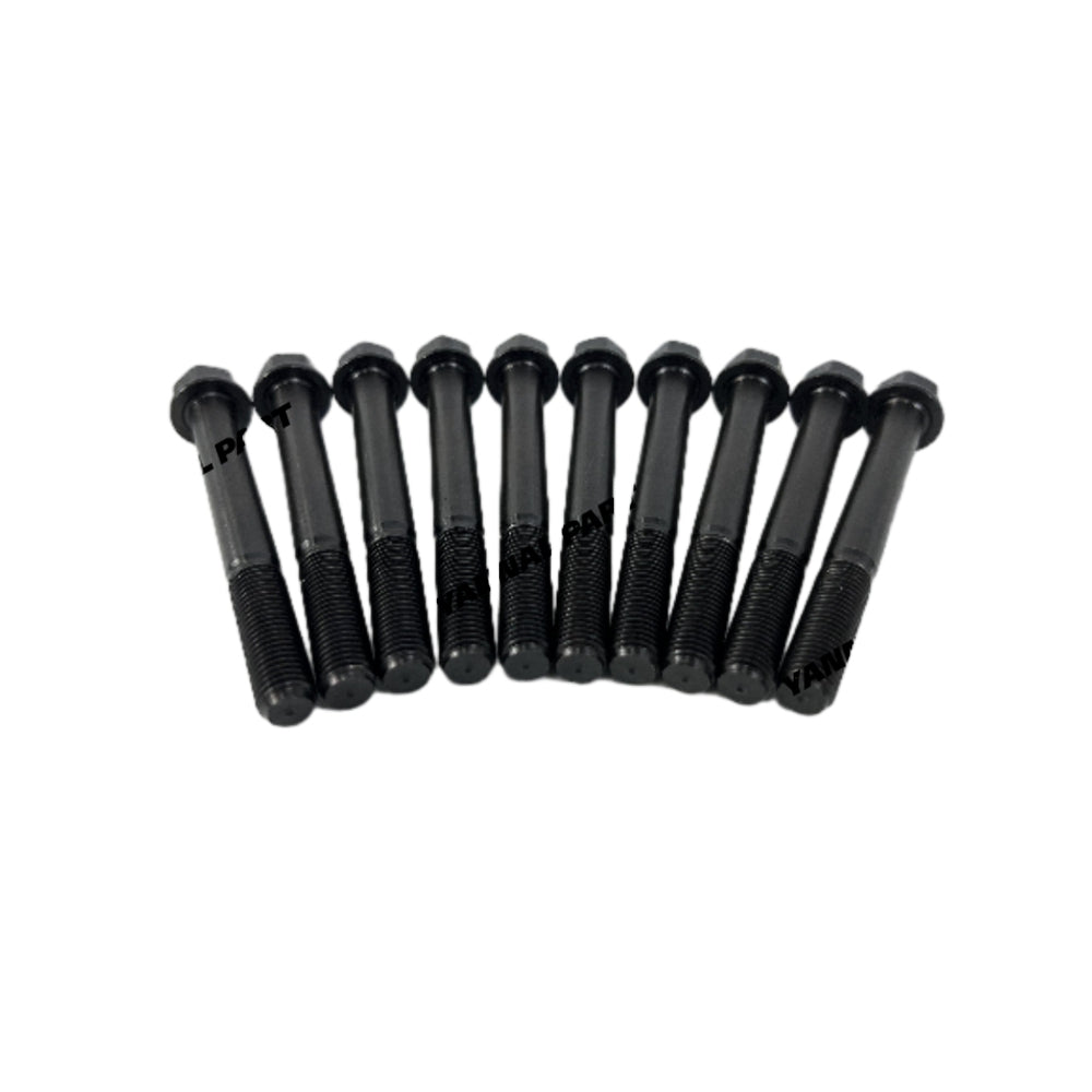 10 PCS Cylinder Head Bolt Fit For Yanmar 2TNV70 Engine