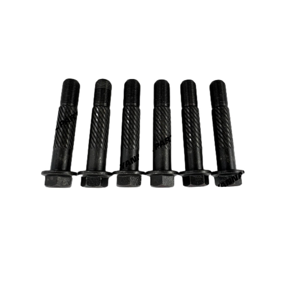 6 PCS Connecting Rod Bolt Fit For Kubota D1402 Engine