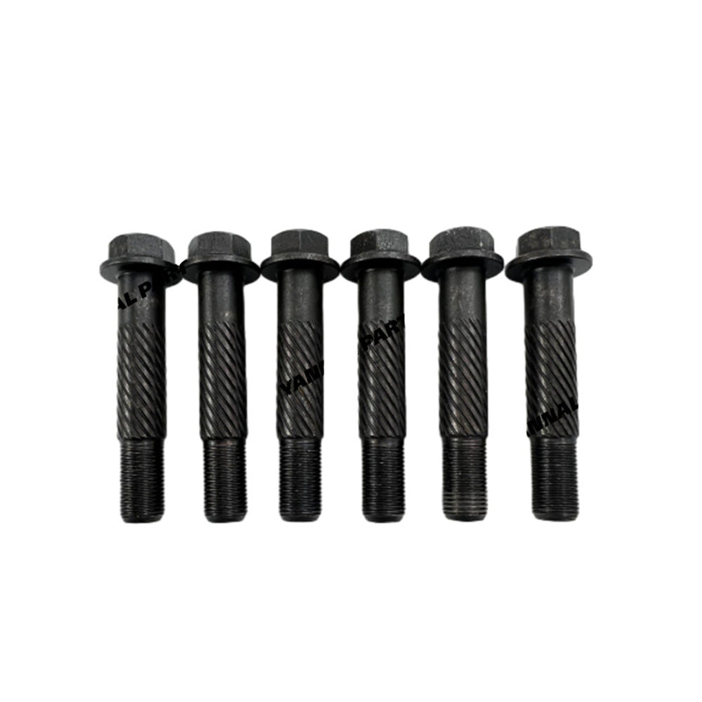 6 PCS Connecting Rod Bolt Fit For Kubota D1105 Engine