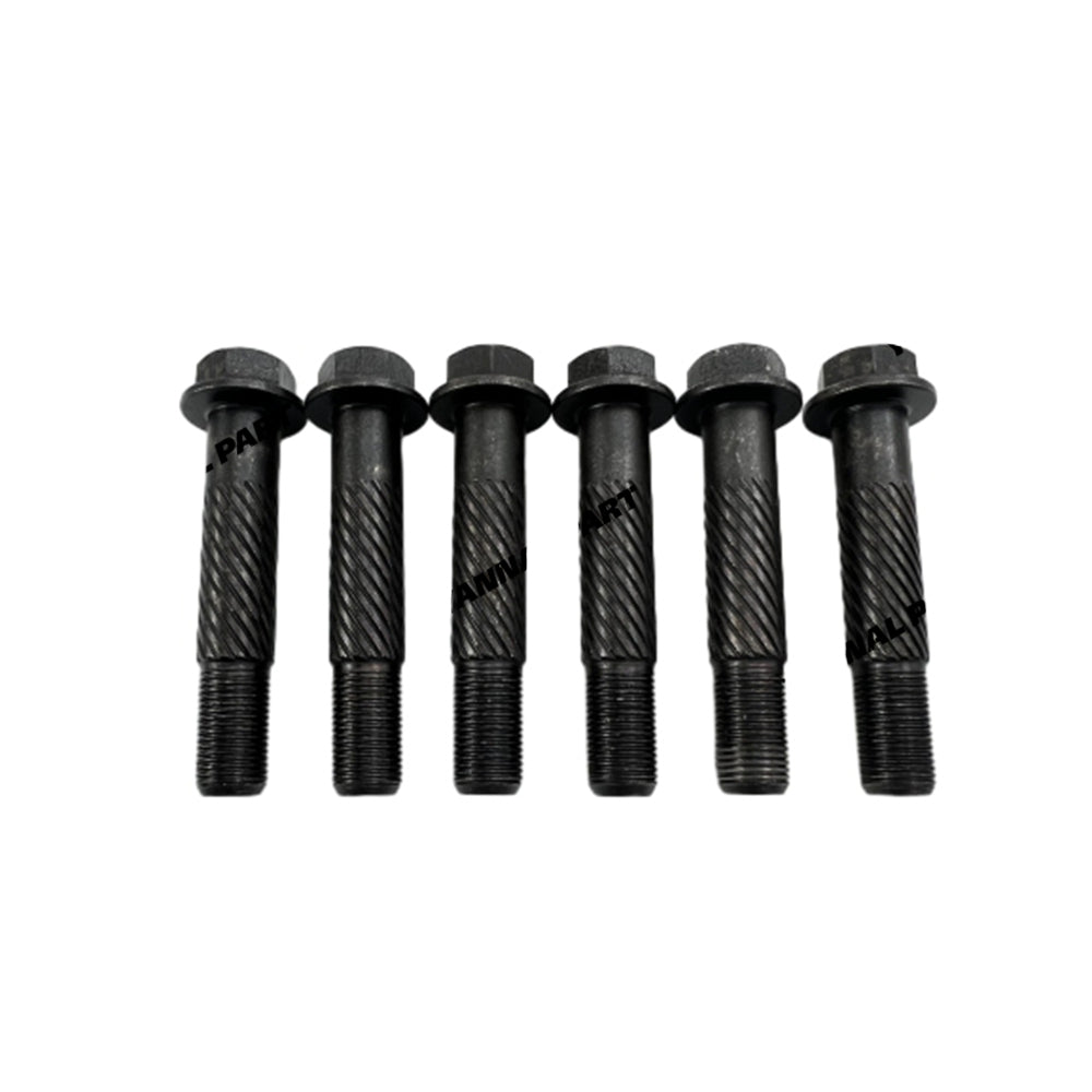 6 PCS Connecting Rod Bolt Fit For Kubota D1005 Engine