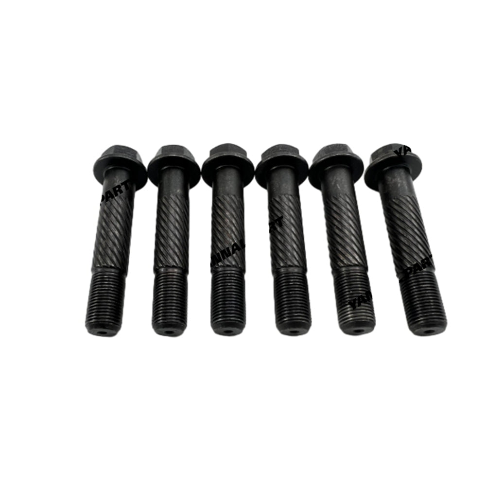 6 PCS Connecting Rod Bolt Fit For Caterpillar C1.1 Engine