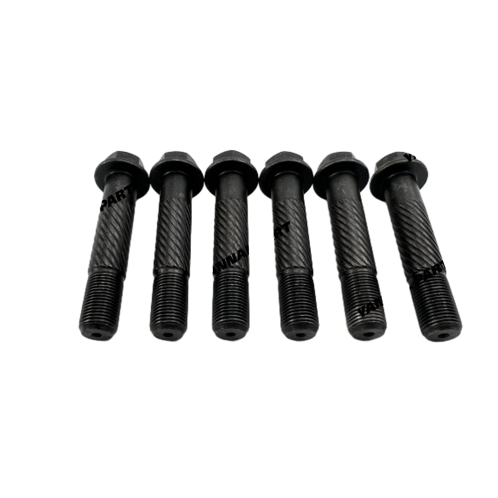 6 PCS Connecting Rod Bolt Fit For Yanmar 3TNV70 Engine