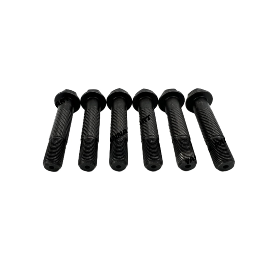 6 PCS Connecting Rod Bolt Fit For Yanmar 3TNV82 Engine