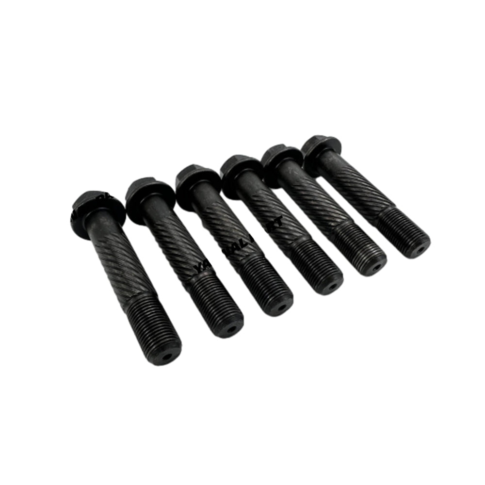 6 PCS Connecting Rod Bolt Fit For Kubota D1803 Engine