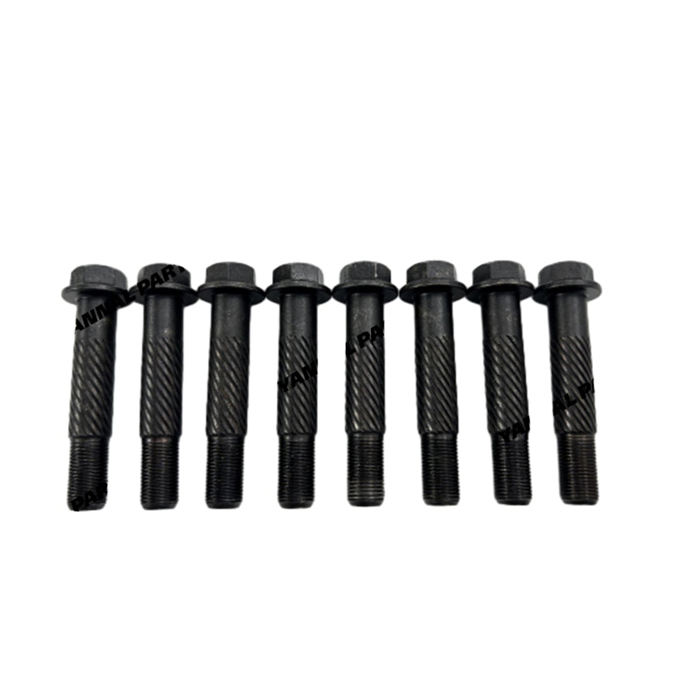 8 PCS Connecting Rod Bolt Fit For Kubota V3800 Engine