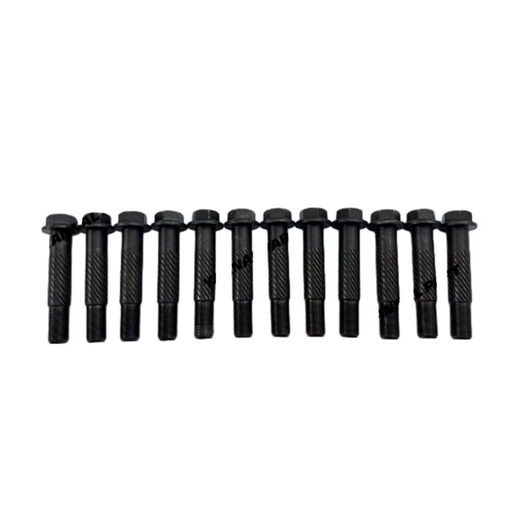 12 PCS Connecting Rod Bolt Fit For Hino J08E Engine