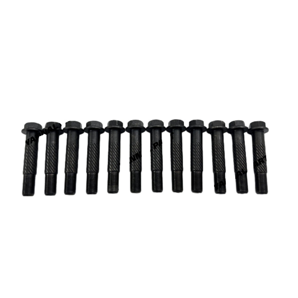 12 PCS Connecting Rod Bolt Fit For Komatsu 6D105 Engine