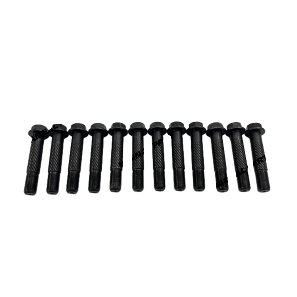 12 PCS Connecting Rod Bolt Fit For Cummins 6CT Engine