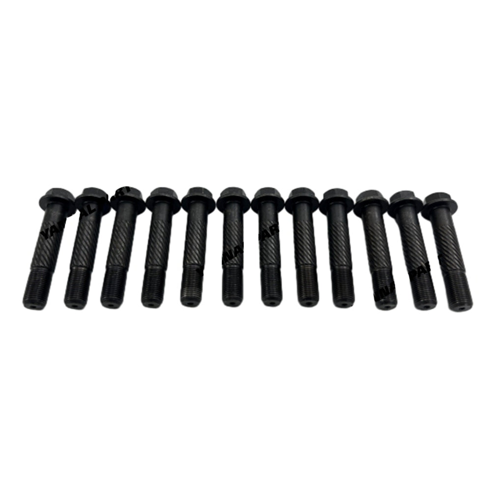 12 PCS Connecting Rod Bolt Fit For Komatsu 6D102 Engine