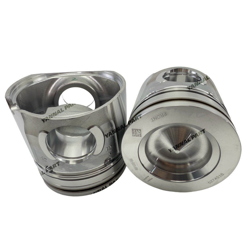 Piston Kit 5174516F 4931041 3920691L Fit For Cummins QSB7 Engine