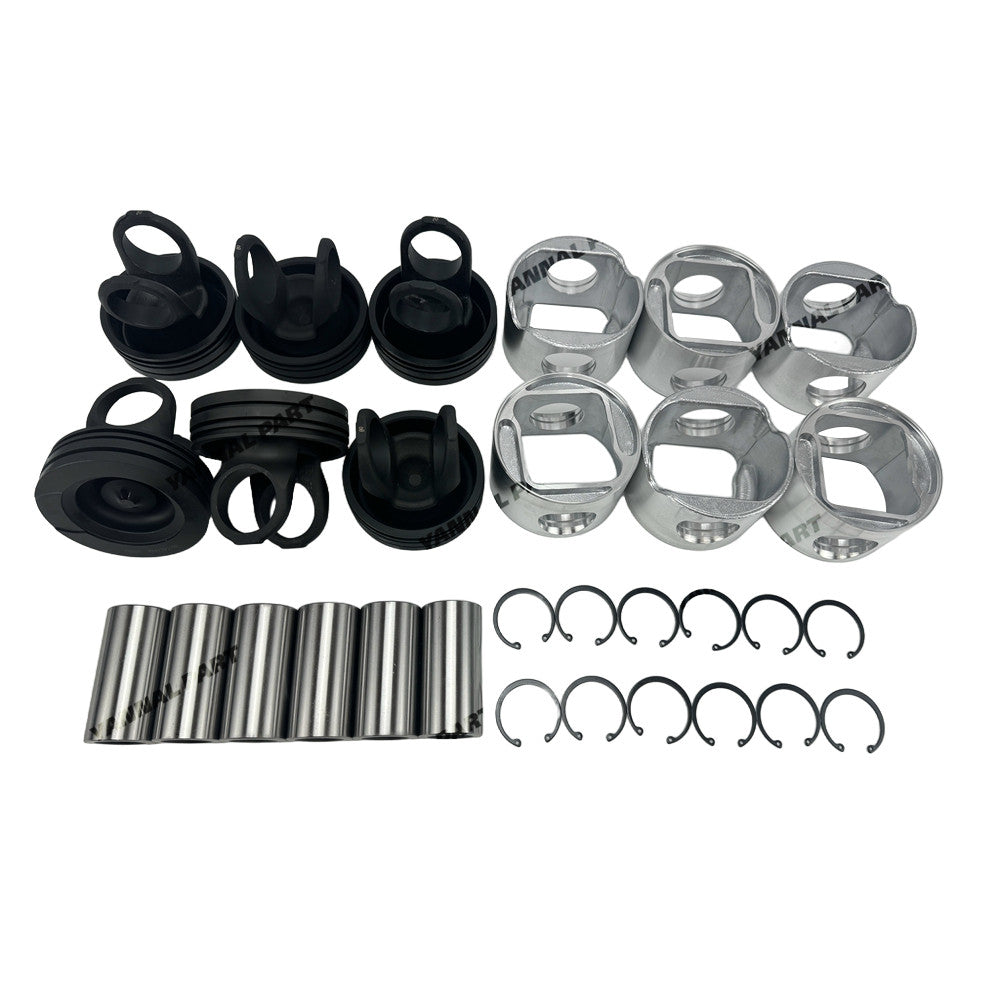 Piston Kit 4941395  3966721 3950549 Fit For Cummins 6L Engine