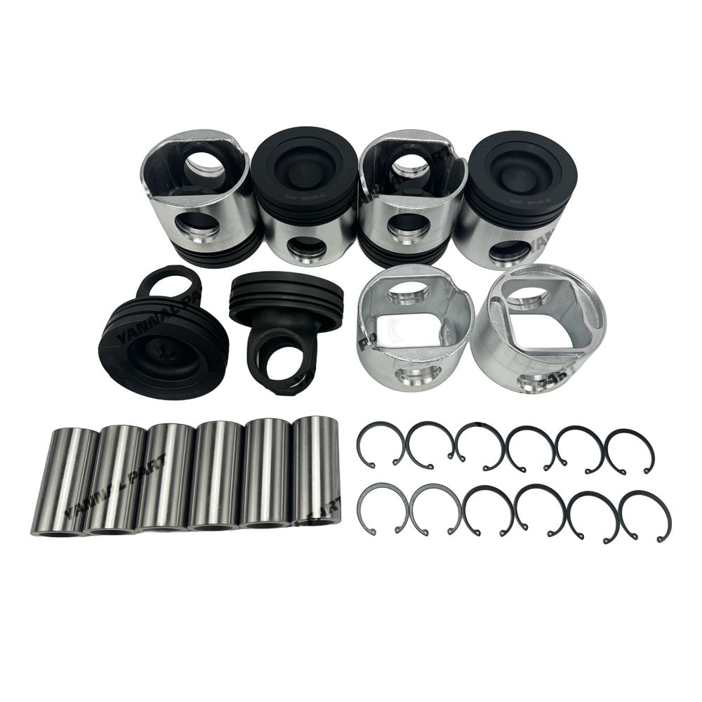 Piston Kit 4941395 3966721 3950549 Fit For Cummins QSL9 Engine