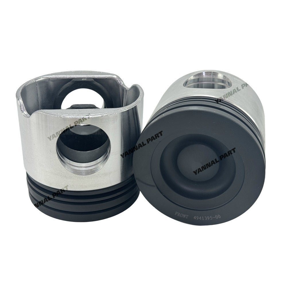 Piston Kit 4941395  3966721 3950549 Fit For Cummins 6L Engine