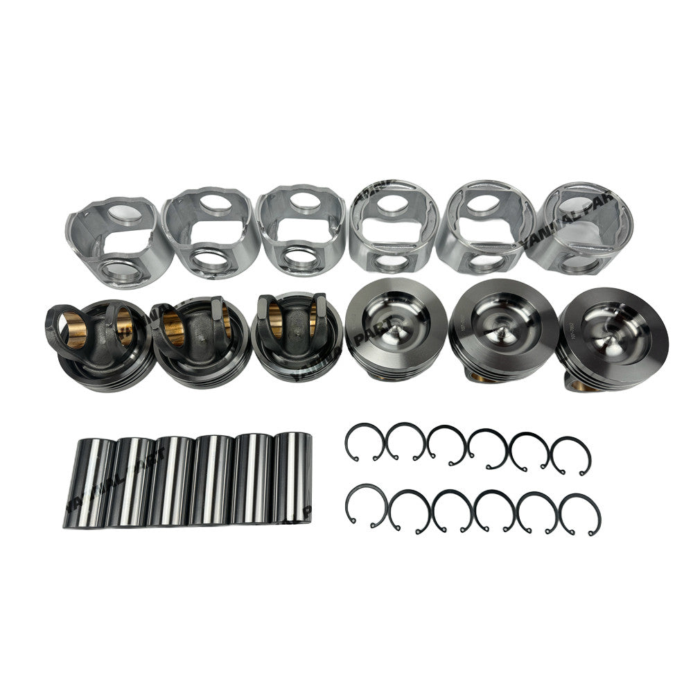 Piston Kit 107-7852+107-7791=107-7191+101-4572 Fit For Caterpillar 3116 Engine