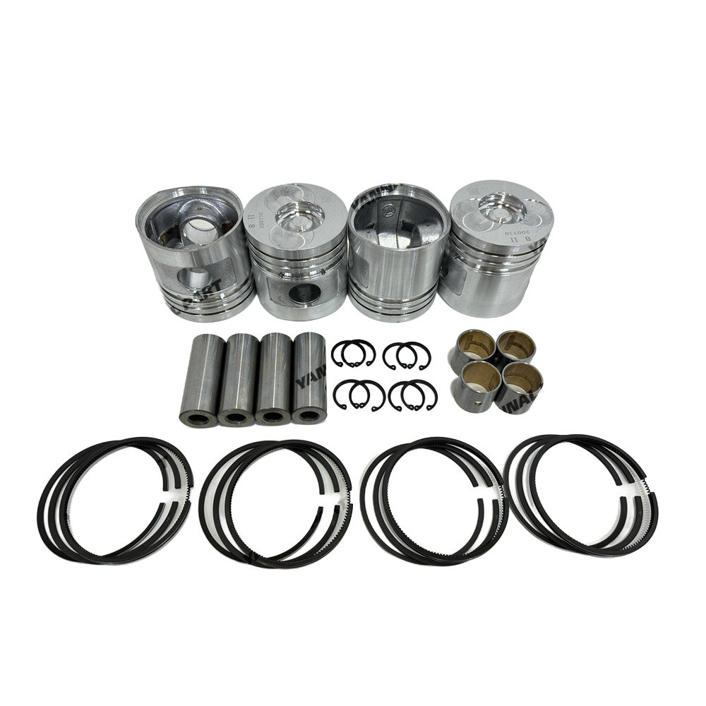 Piston Set With Rings Fit For Xinchai A490BPG Engine