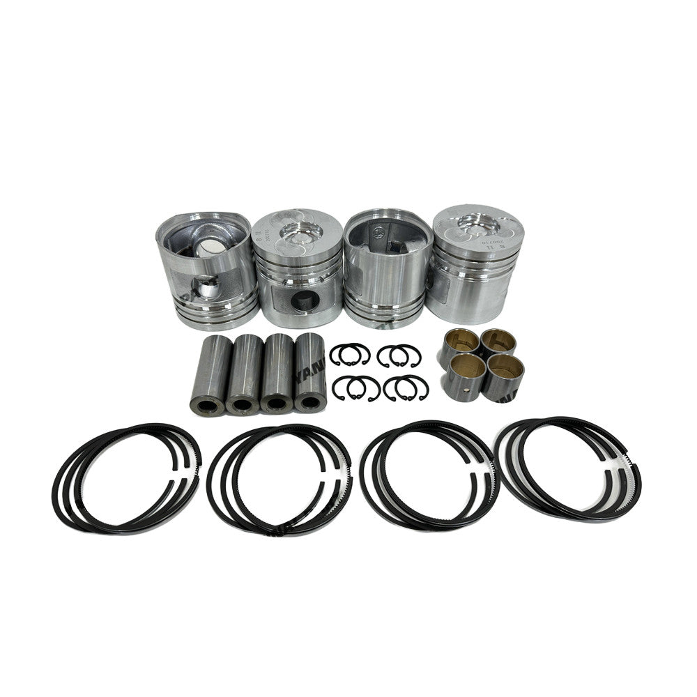 Piston Set With Rings Fit For Xinchai A490BPG Engine