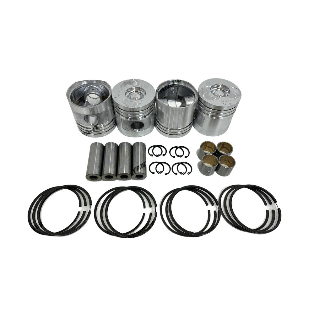 Piston Set With Rings Fit For Xinchai A490BPG Engine