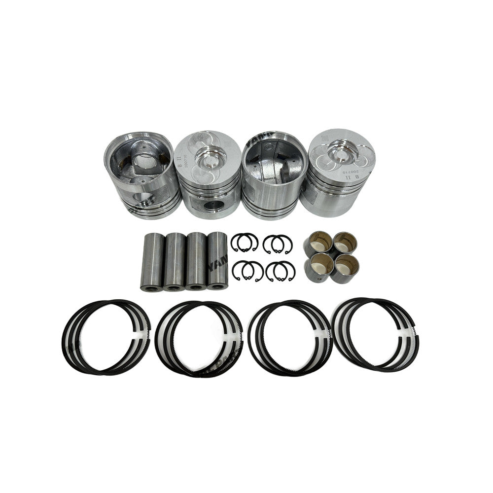 Piston Set With Rings Fit For Xinchai A490BPG Engine