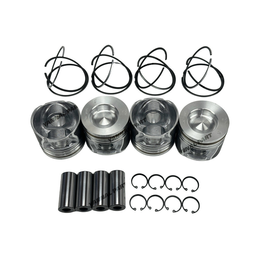 Piston Set With Rings 41794600 Fit For Deutz TD2.9L4 Engine
