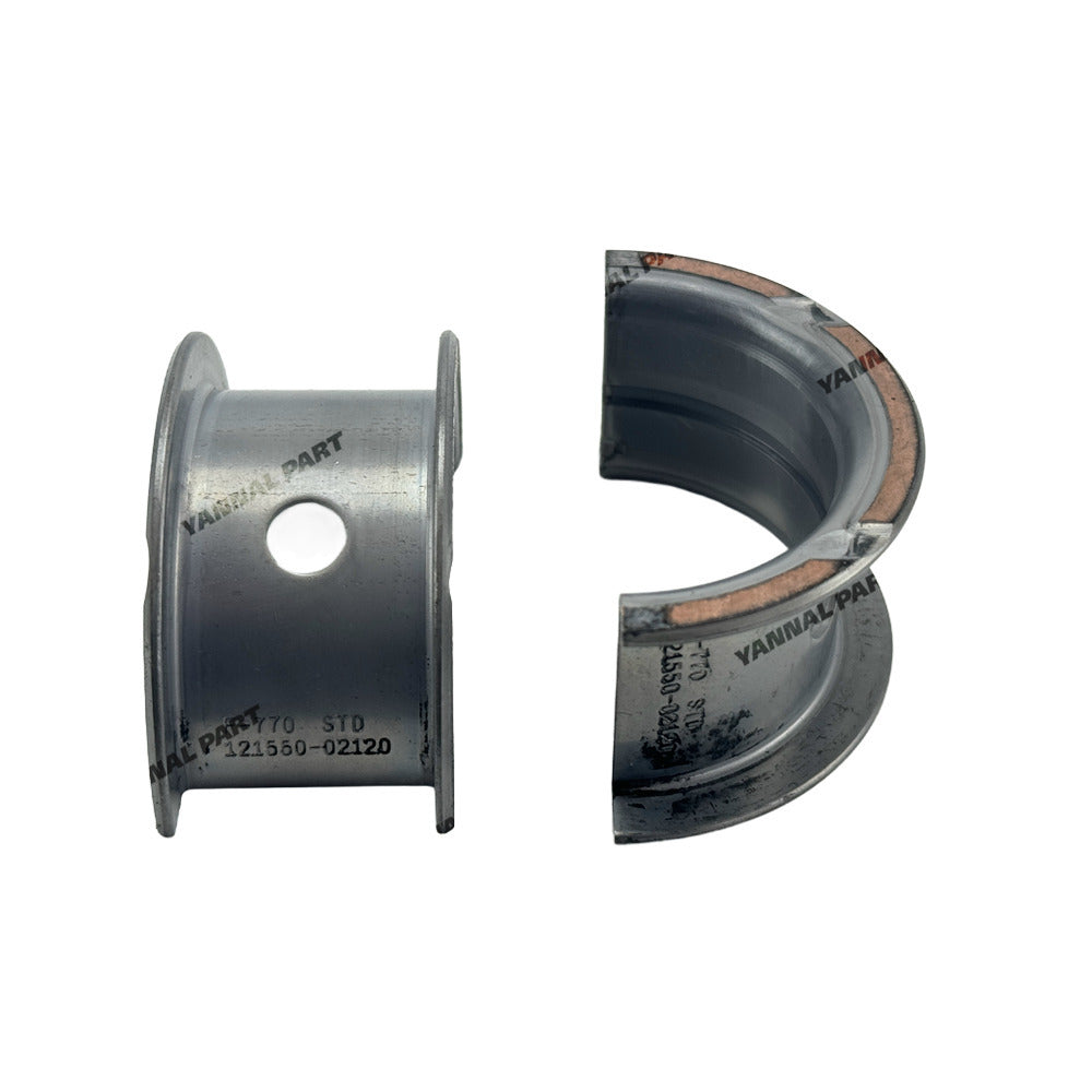 Main Bearing with Thrust Washer 721550-02800 121550-02130 Fit For Yanmar Engine
