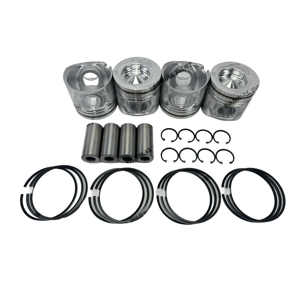 Piston Set With Rings Fit For Yuchai YCD4M20T-98 Engine