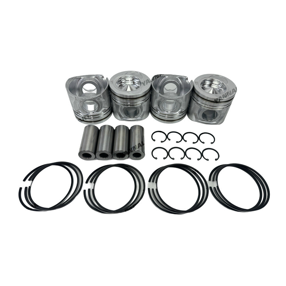 Piston Set With Rings Fit For Yuchai YCD4M20T-98 Engine
