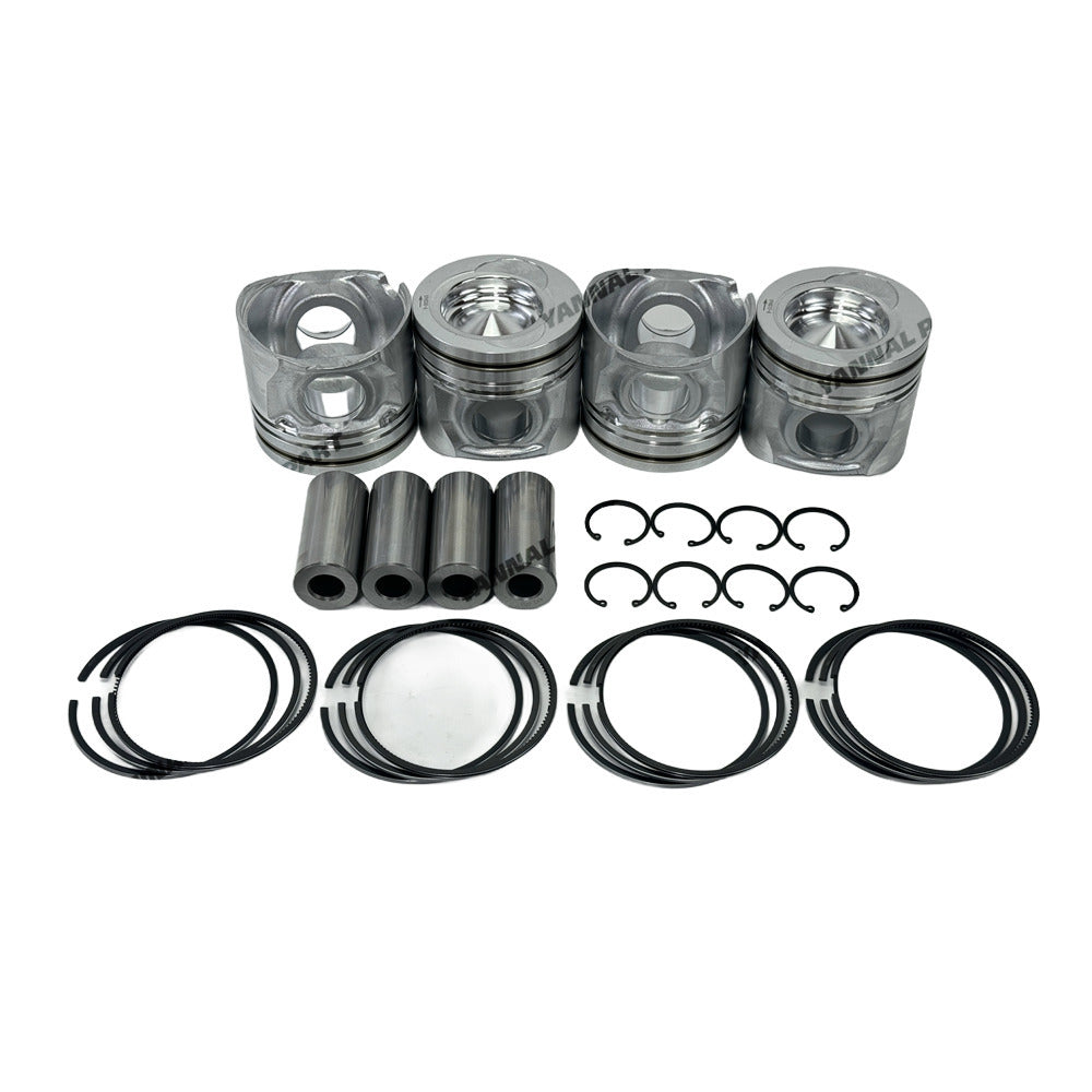Piston Set With Rings Fit For Yuchai YCD4M20T-98 Engine