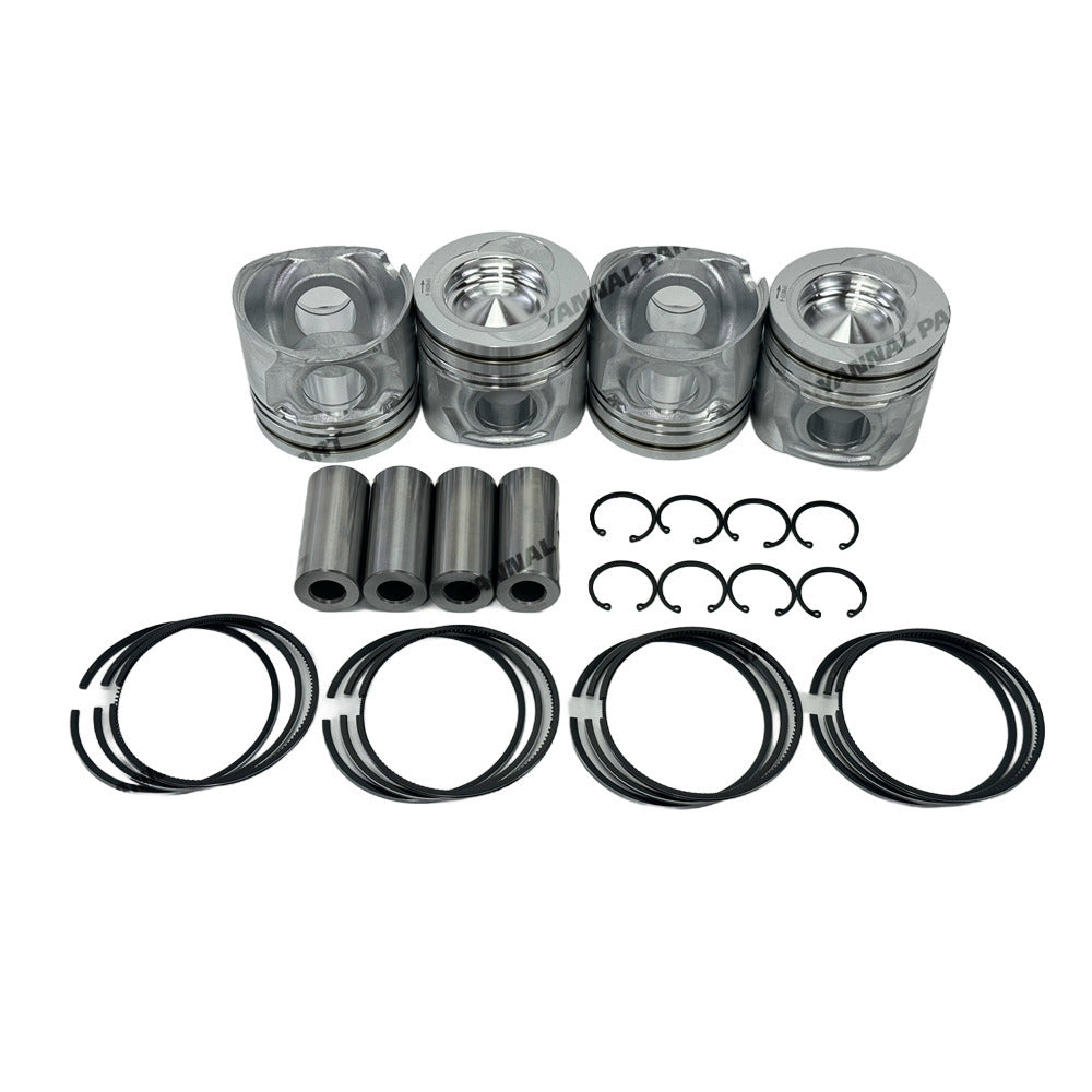 Piston Set With Rings Fit For Yuchai YCD4M20T-98 Engine